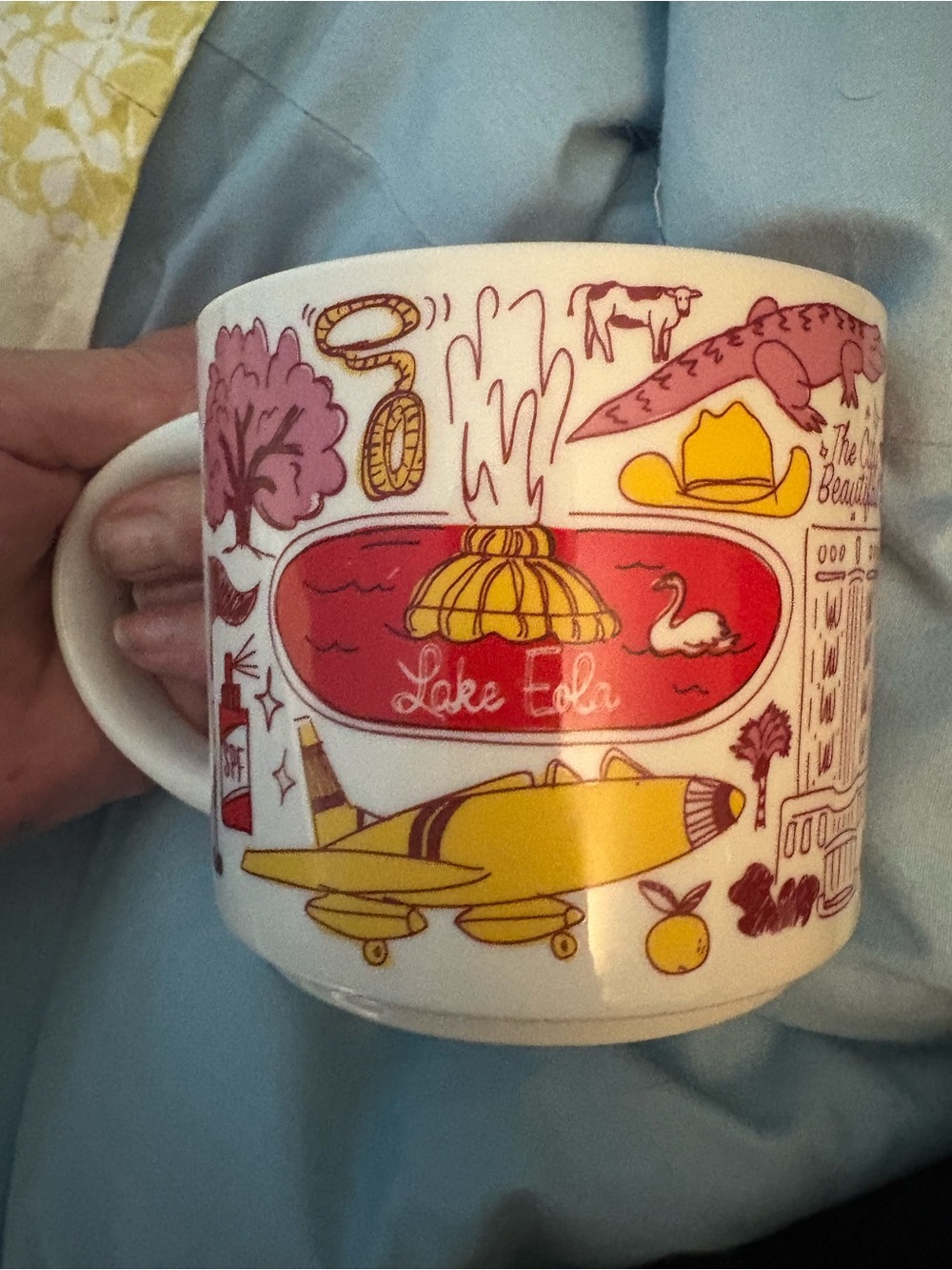 Starbucks Been There Orlando Coffee Mug Yellow & Red